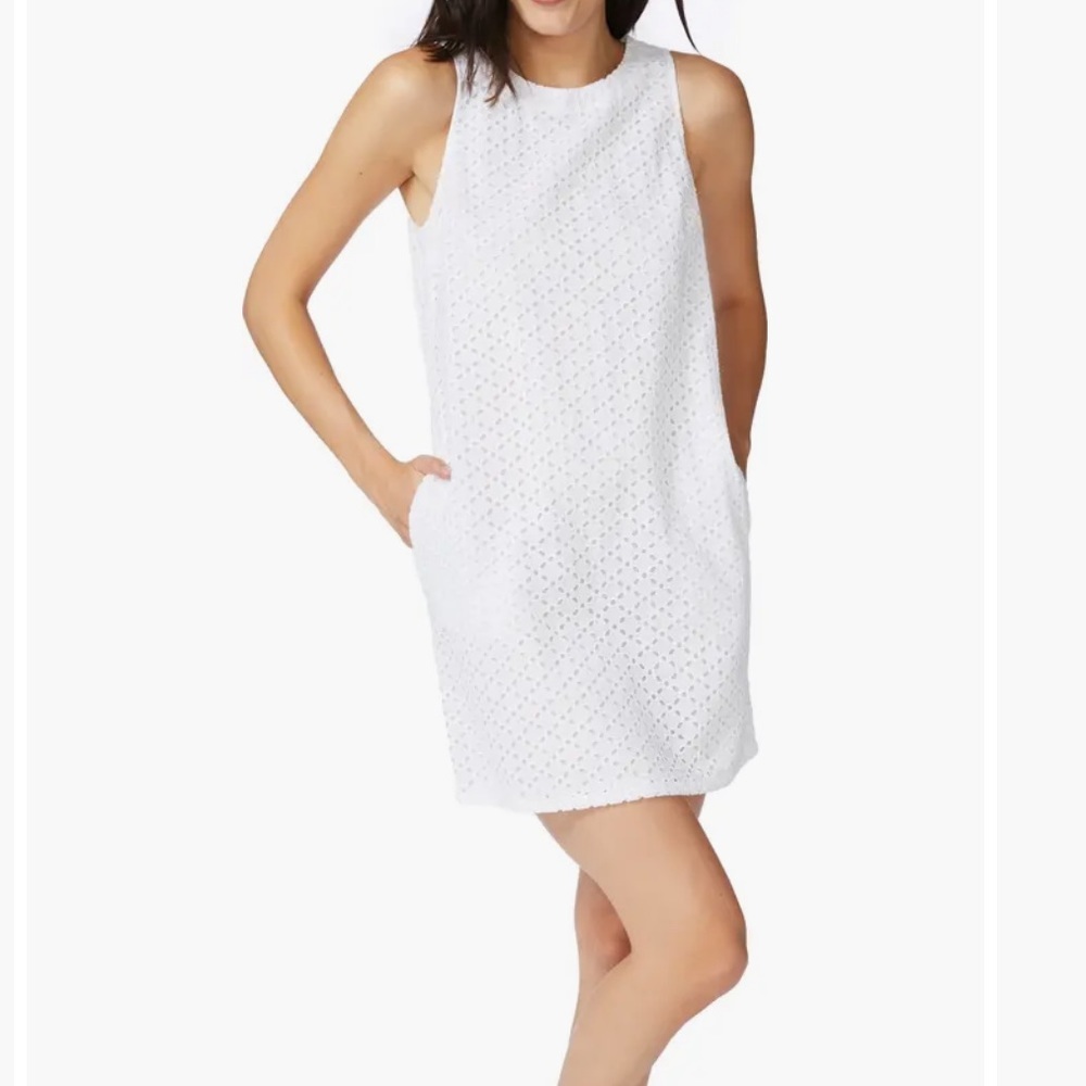 COURT & ROWE Sleeveless‎ Cotton Eyelet Dress Size 6 NWT
